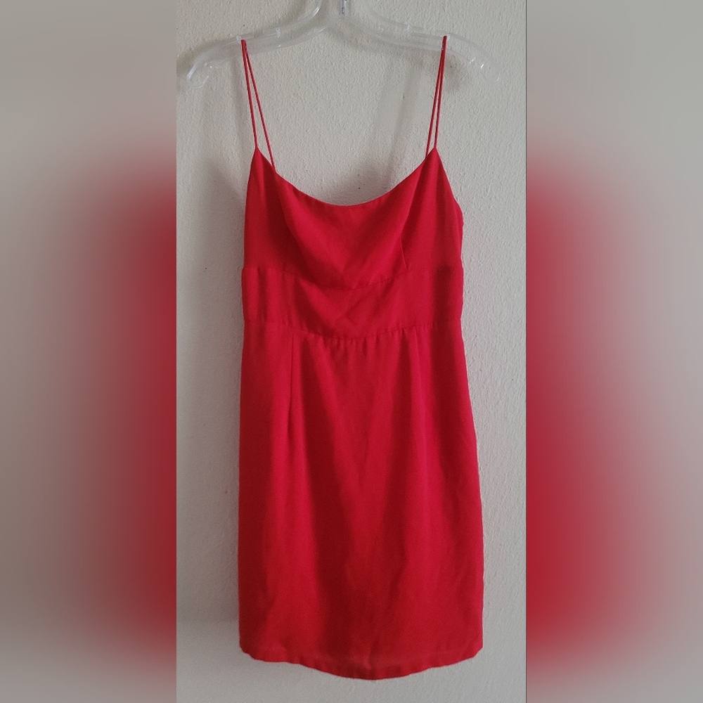Superdown Sz Medium Red Spaghetti Strap Dress